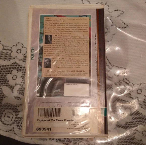 3 CS LEWIS Cassette Audiobooks Unabridged Voyage Dawn Treader Prince Last Battle - Picture 9 of 11